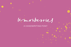 Lemonberries Script Product Image 1