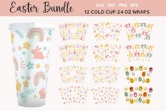Starbucks Cold Cup 24oz, Easter SVG Bundle, Spring Template Product Image 1