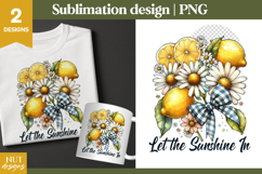 Summer t shirt, Inspirational quote Vintage lemons &amp; daisies Product Image 1
