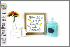 When Life Gives You Lemons Make Lemonade SVG Product Image 1