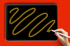 Sparkling Sequin Brushes for Procreate | Line &amp; Pattern Product Image 3