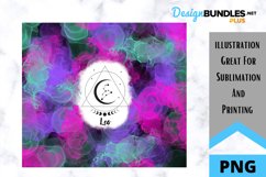 Leo Sublimation Tumbler - Alcohol Ink - Astrological Sign Product Image 2