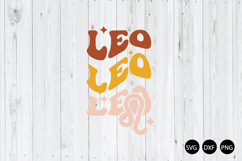 Leo Zodiac SVG, Horoscope SVG, Astrology Retro SVG Product Image 1