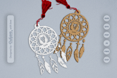 Leo Dream Catcher Laser Cut Set SVG Product Image 2