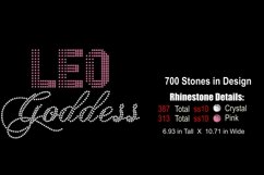 Leo Rhinestone SVG Template - Birthday Bling Design Product Image 2