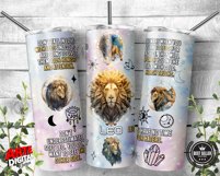 12 Zodiac Sign Affirmation |20oz Skinny Tumbler Sublimation Product Image 10