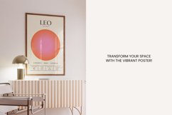 Leo printable poster, Zodiac wall art, Astrology print Product Image 2