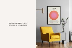Leo printable poster, Zodiac wall art, Astrology print Product Image 4