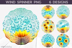 Leopard Sunflower Wind Spinner | Sunflowers Wind Spinner Product Image 1