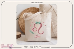 Leo Zodiac PNG, Cozy Faux Knit Astrology Clipart, Pastel Zod Product Image 6