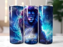 Zodiac Signs Skinny Tumbler Wrap Sublimation Bundle Product Image 16