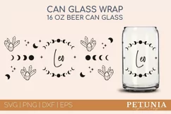 Zodiac Sign svg being used as a beer can glass wrap