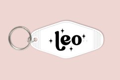 Leo zodiac signs keychain svg cutting files or sublimation files for keychain