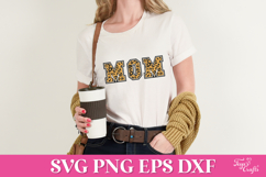 Leopard Print Varsity SVG Alphabet Product Image 4
