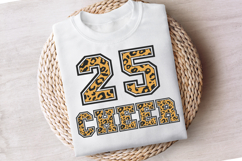Leopard Print Varsity SVG Alphabet Product Image 9