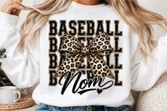 Leopard Baseball Mom PNG Product Image 3