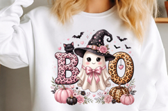 Leopard BOO Halloween PNG Product Image 3