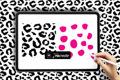 Leopard Print Pattern Procreate Brush | Brush Set Product Image 3