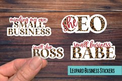 Leopard Small Business PNG Sticker Pack Product Image 1