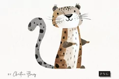 Woodland Leopard Clipart | Animal PNG Product Image 1
