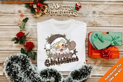 Leopard christmas bundle PNG, santa claus,sublimation design Product Image 10