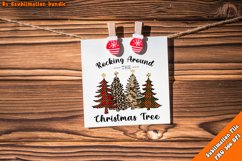 Leopard christmas bundle PNG, santa claus,sublimation design Product Image 11