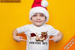 Leopard christmas bundle PNG, santa claus,sublimation design Product Image 4