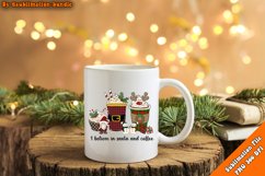 Leopard christmas bundle PNG, santa claus,sublimation design Product Image 6