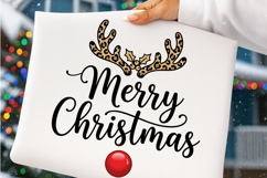 Leopard Christmas Reindeer Png Product Image 4
