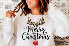 Leopard Christmas Reindeer Png Product Image 6