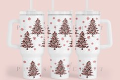 Bundle 6 Christmas 40oz Tumbler Sublimation Wrap SVG Product Image 8