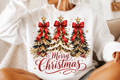 Leopard Christmas Tree Sublimation PNG Product Image 2