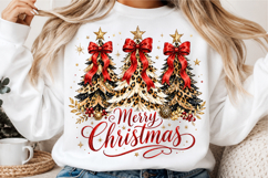 Leopard Christmas Tree Sublimation PNG Product Image 3