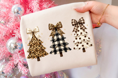 Leopard Christmas Tree PNG,Western Cowgirl Holiday PNG Product Image 3