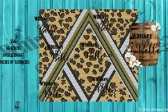 Leopard Double V Stripes SS16 30oz Rhinestone Pattern Product Image 1