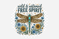Leopard Dragonfly PNG Product Image 2
