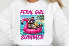Leopard Feral Girl Summer PNG Product Image 2
