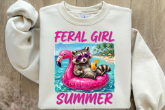 Leopard Feral Girl Summer PNG Product Image 4