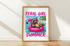 Leopard Feral Girl Summer PNG Product Image 5