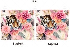 Tumbler Sublimation Leopard 20 oz tumbler wrap Png 
