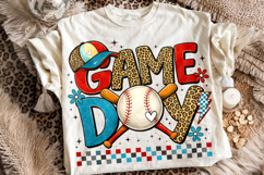 Baseball Game Day PNG, Baseball Mama PNG, Retro Baseball PNG Product Image 1