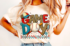 Baseball Game Day PNG, Baseball Mama PNG, Retro Baseball PNG Product Image 3