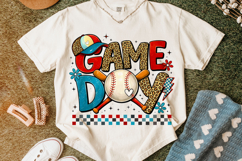 Baseball Game Day PNG, Baseball Mama PNG, Retro Baseball PNG Product Image 5