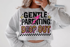 Gentle Parenting PNG, Funny Sarcastic Quote PNG, Mom Life Product Image 2