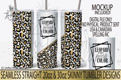 Leopard is my Favorite Color Tumbler Sublimation Design  Leopard is my Favourite Colour PNG Leopard Print Skinny Tumbler Design