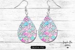 Leopard Mermaid Teardrop Earring Png Product Image 1