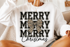 Leopard Merry Christmas PNG Product Image 3