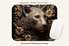 Leopard Mouse Pad 3d Animal Mouse Pad Sublimation