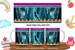 11oz &amp; 15oz Mug School Design Teacher Pencil Agate Marble_9 Product Image 1