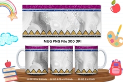 11oz &amp; 15oz Mug School Design Teacher Pencil Agate Marble_10 Product Image 1